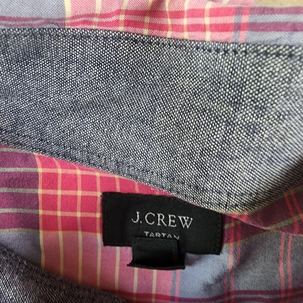 J.Crew Tartan button down shirt